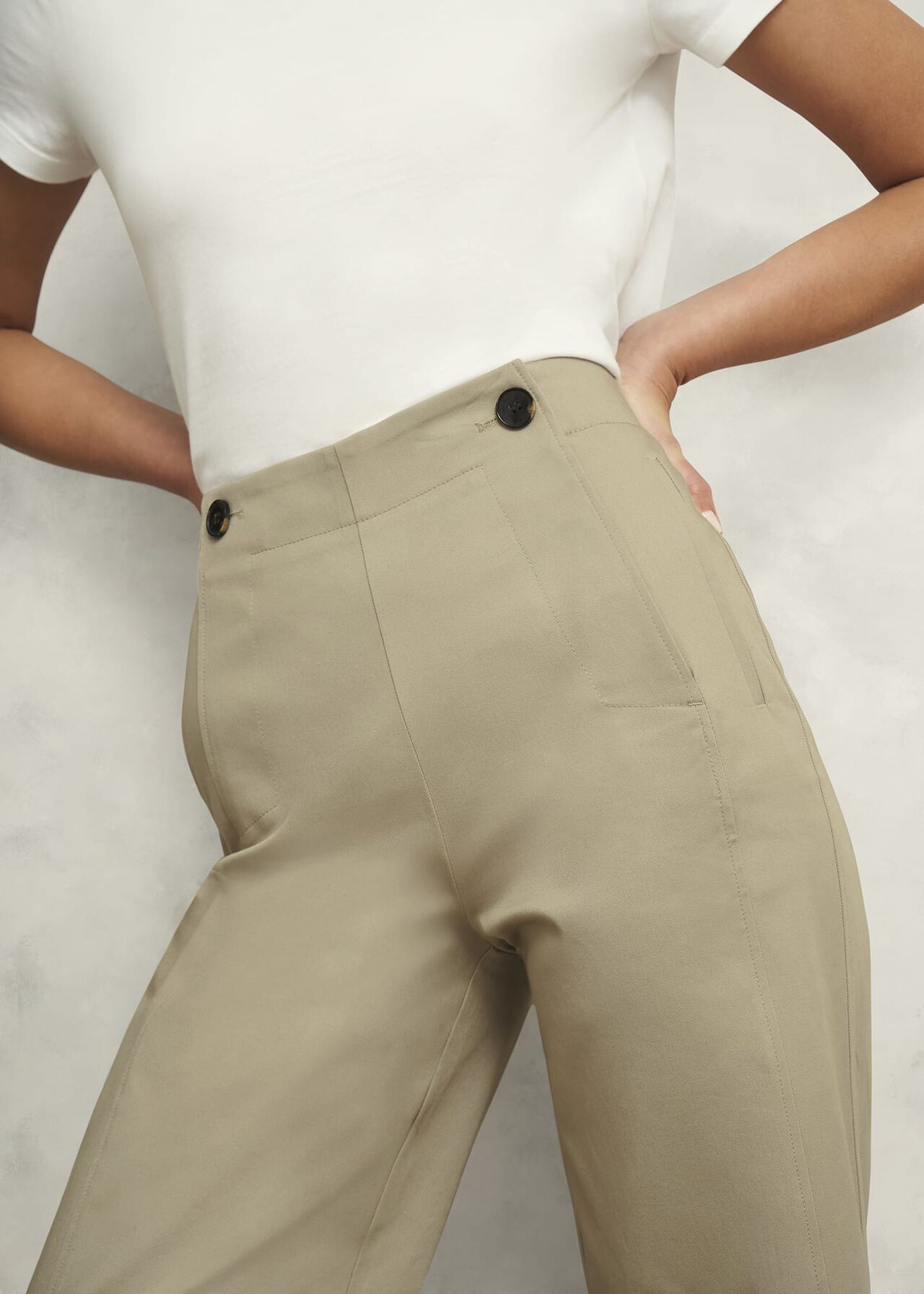 Kimmi Crop Trousers, Neutral, hi-res