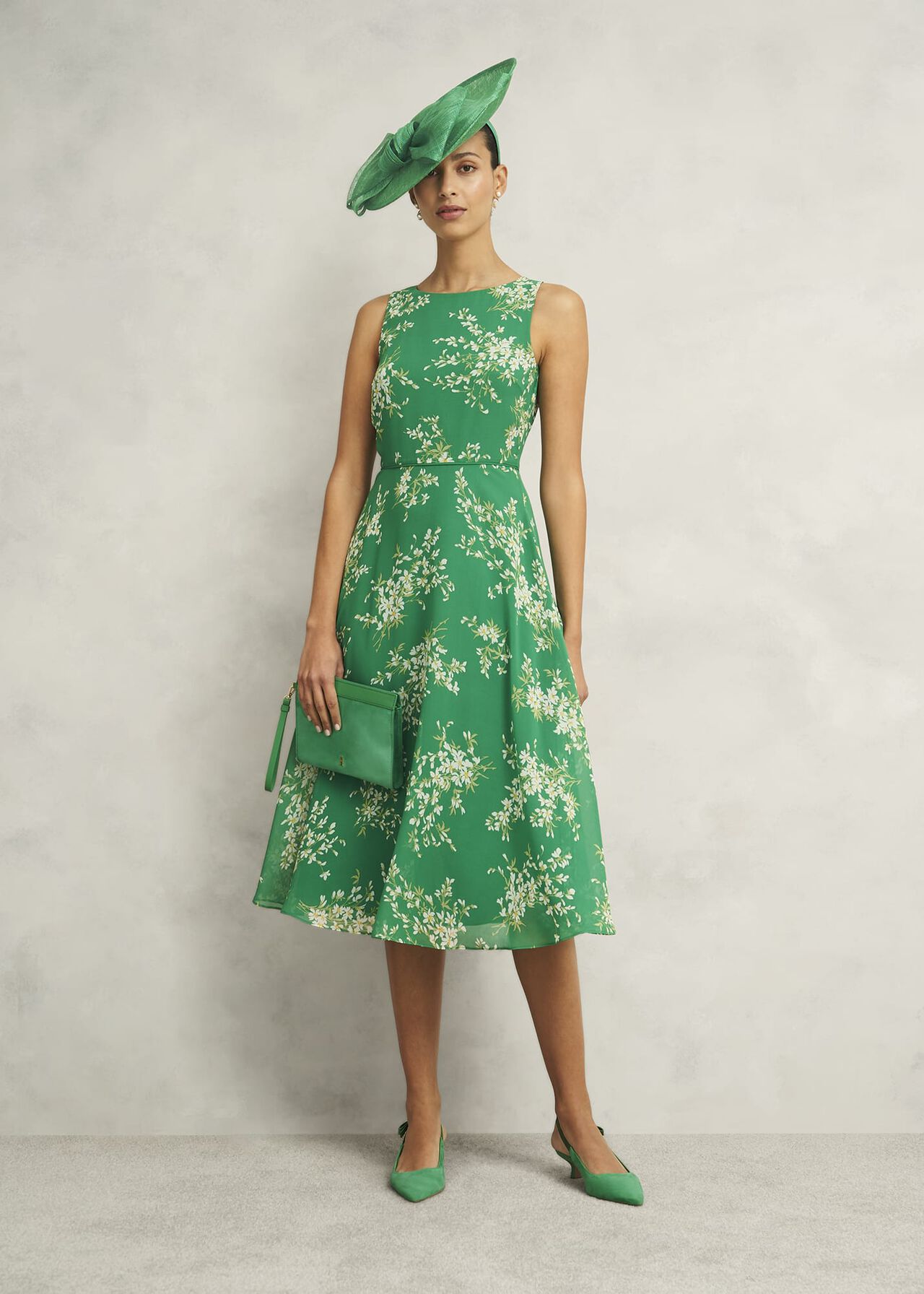 Sian Fascinator, Cilantro Green, hi-res