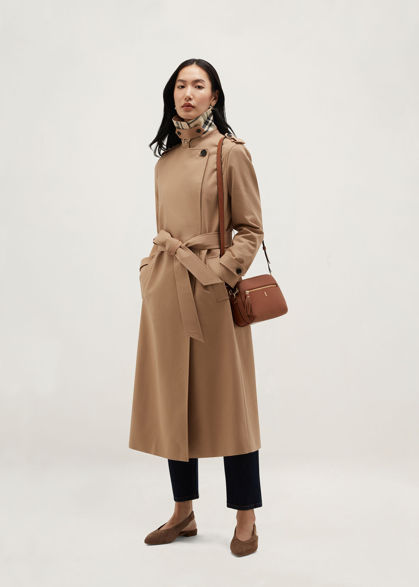 Livia Shower Resistant Wrap Trench Coat | Hobbs US |