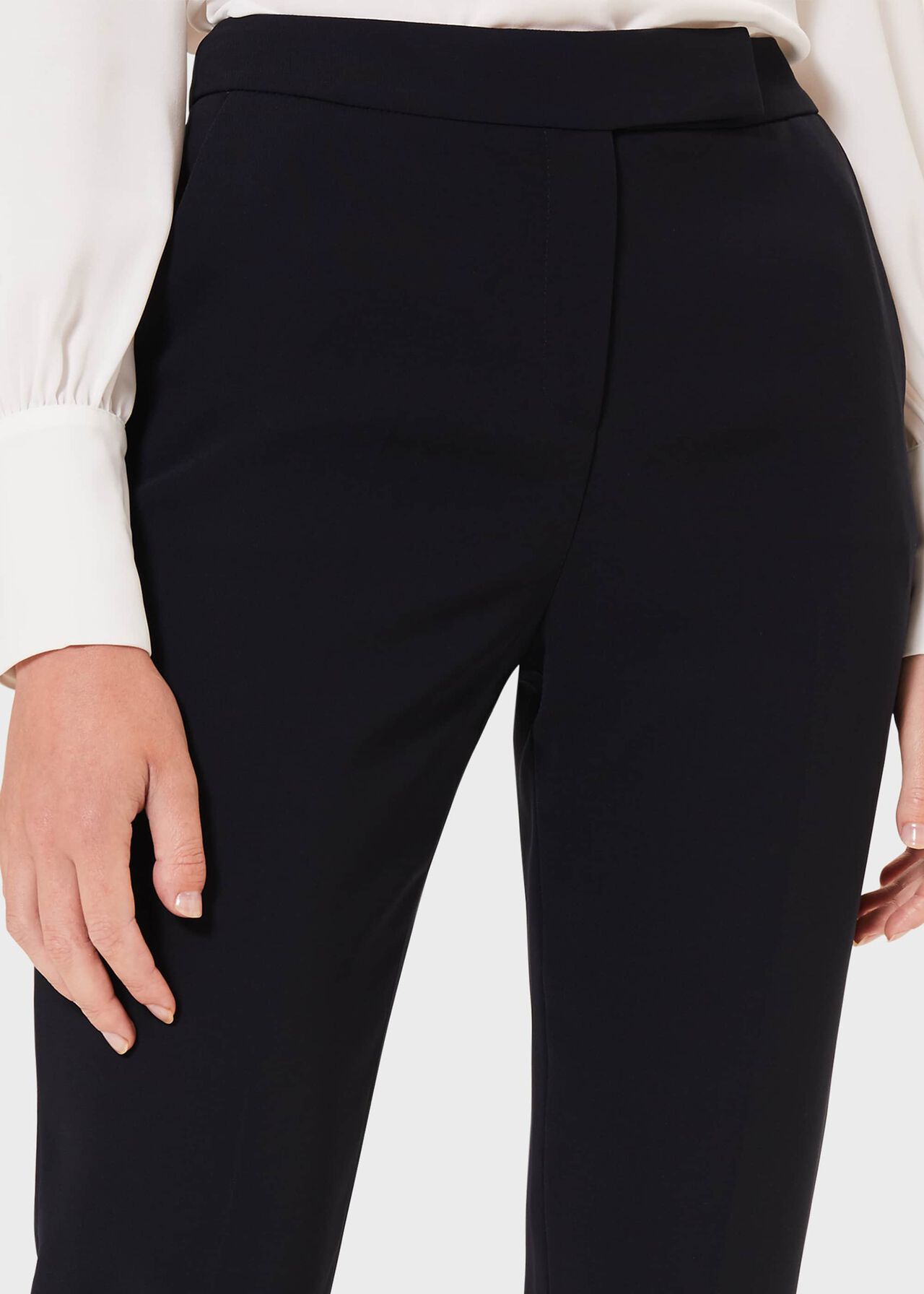 Maya Tapered trousers, Navy, hi-res