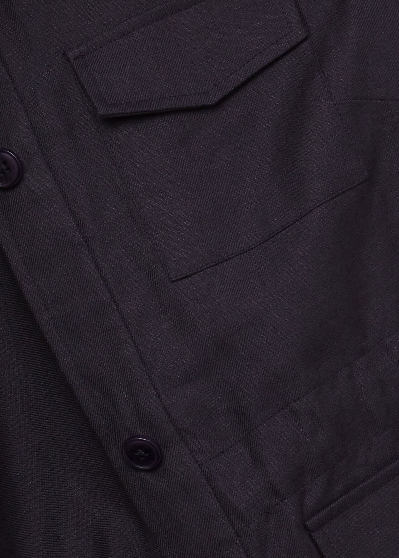 Nessa Linen Blend Jacket, Navy, hi-res