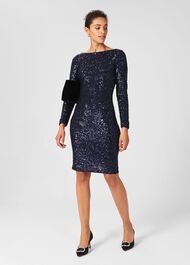 Sawyer Dress, Ink Blue, hi-res