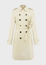 Petite Saskia Water Resistant Trench Coat, New Neutral, hi-res