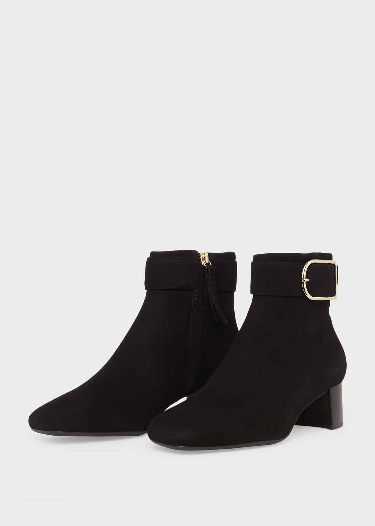 Suzannah Suede Ankle Boot, Black, hi-res