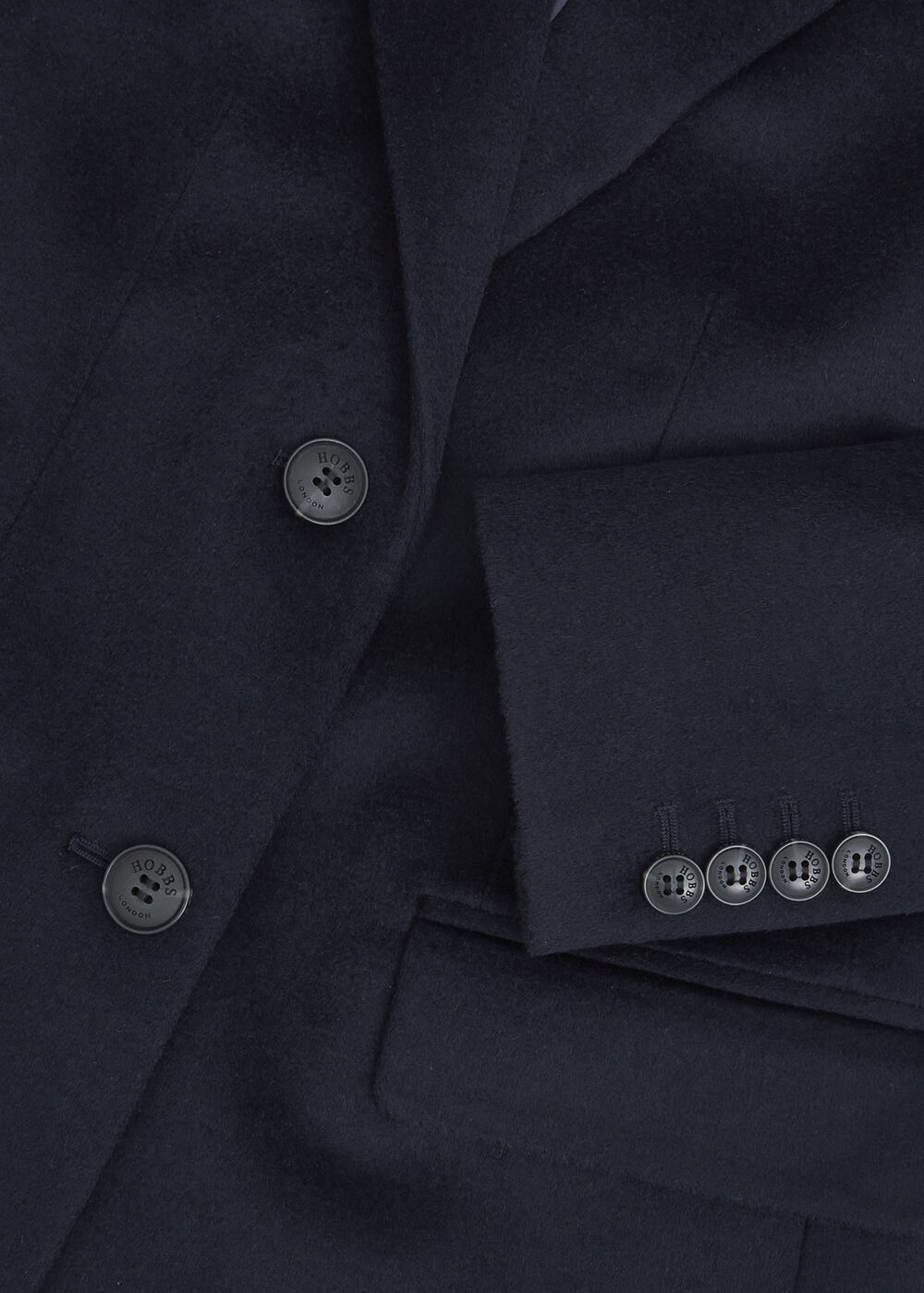Petite Cavendish Wool Coat, Navy, hi-res