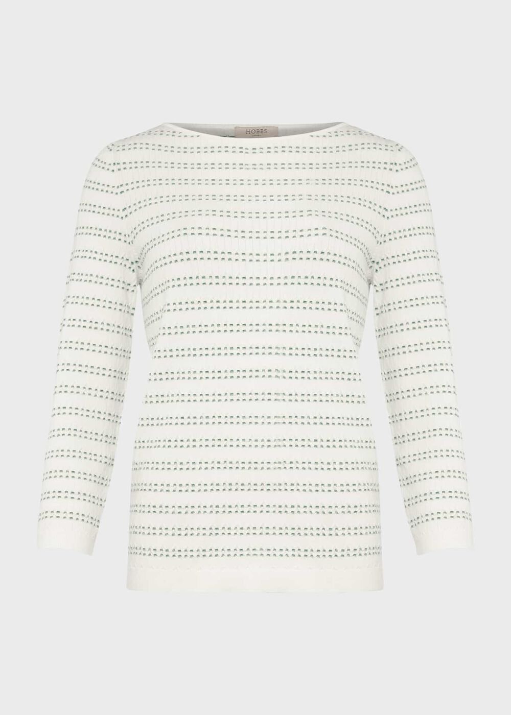 Robin Jumper, Ivory Green, hi-res