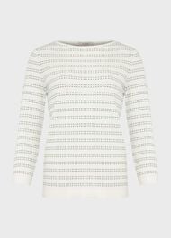 Robin Jumper, Ivory Green, hi-res