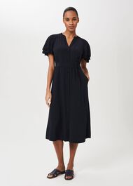 Lilianna Midi Dress, Navy, hi-res