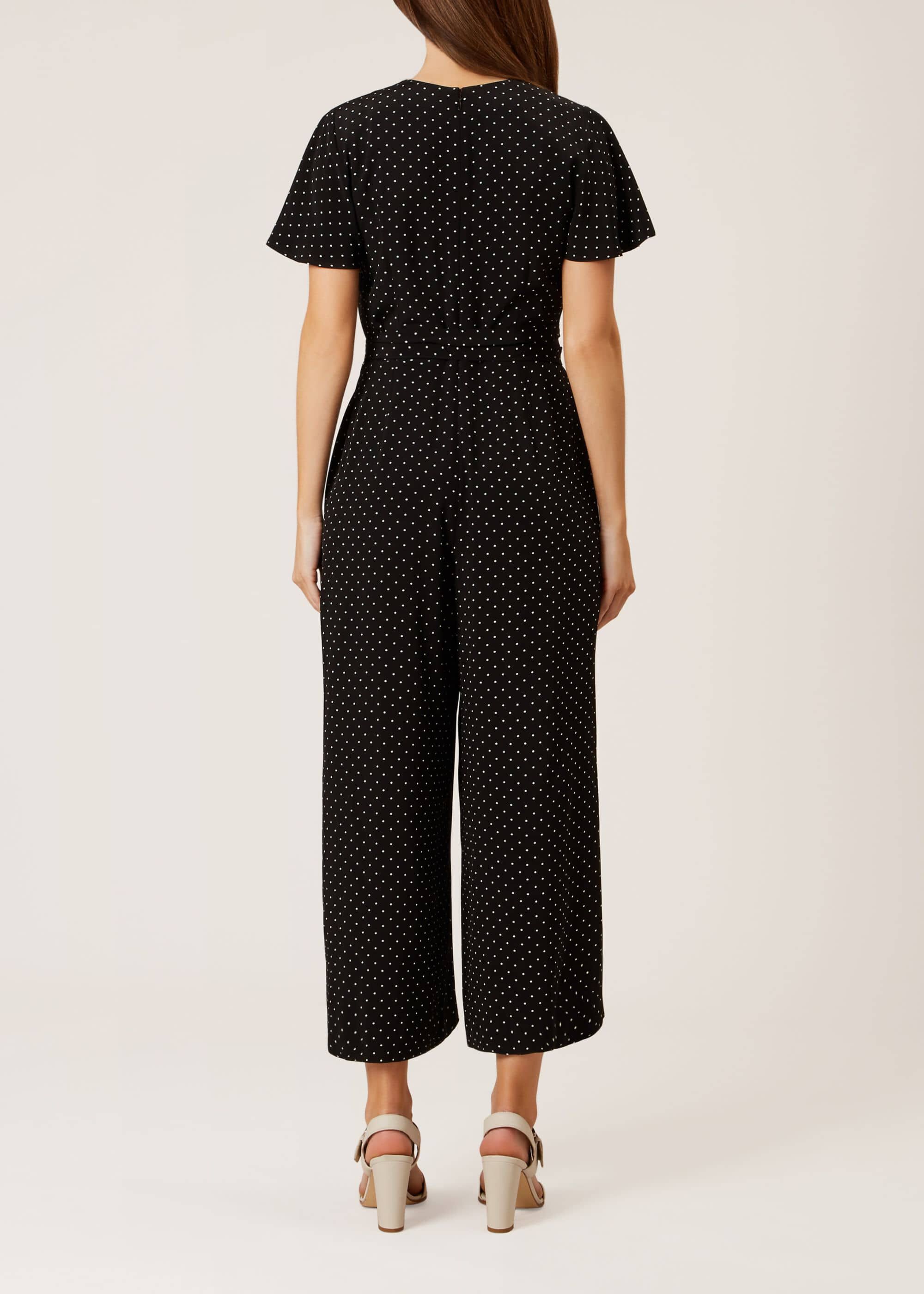 hobbs jumpsuit polka dot