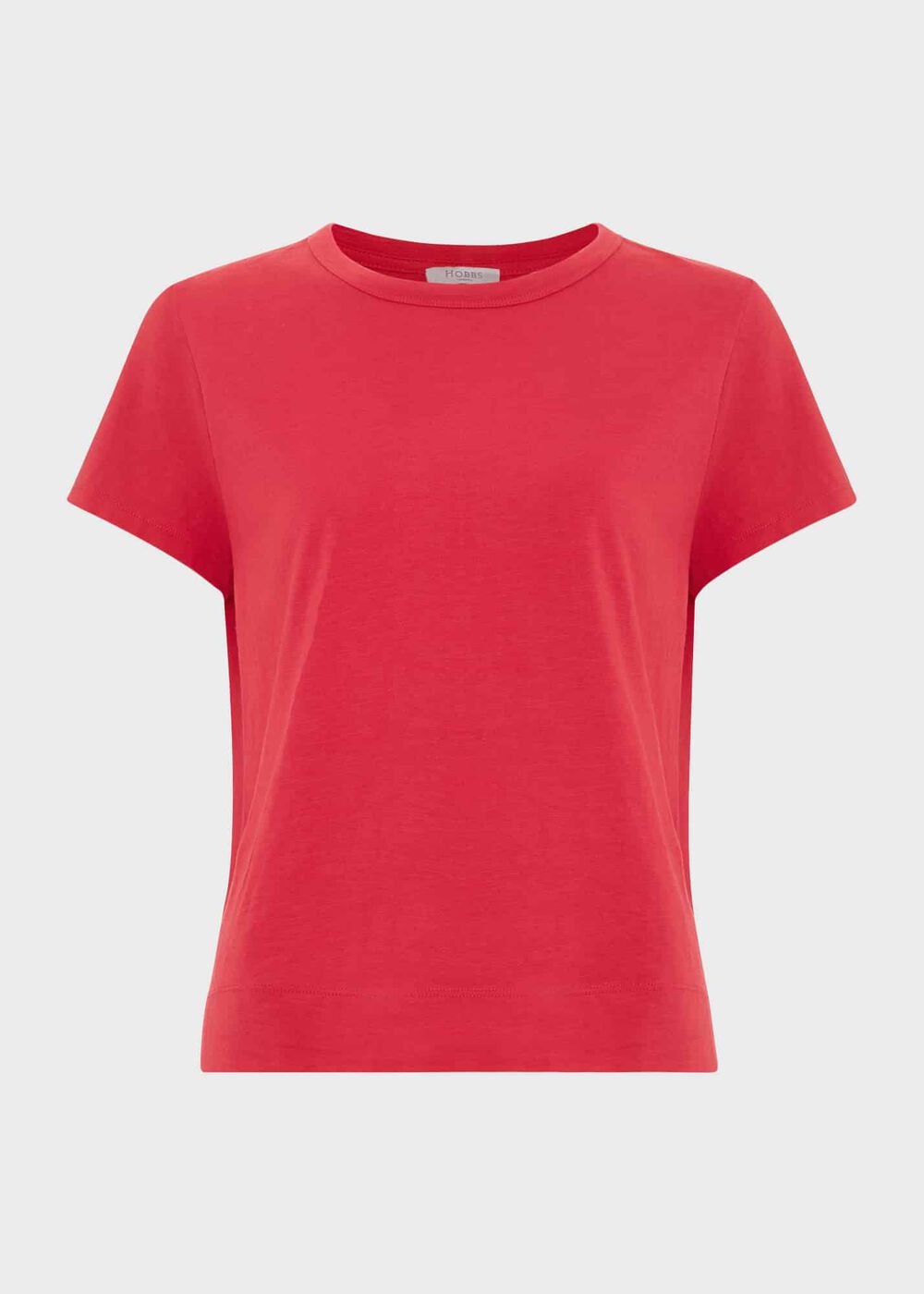Adaline Cotton Slub T-Shirt, Rouge Pink, hi-res