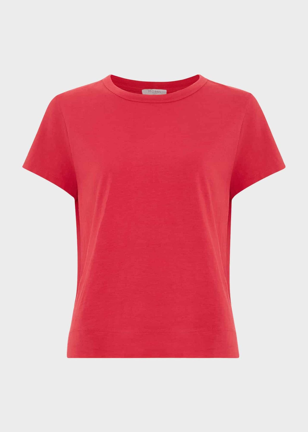 Adaline Cotton Slub T-Shirt, Rouge Pink, hi-res