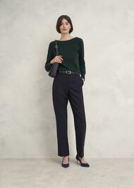 Leila Suede Courts, Midnight Navy, hi-res