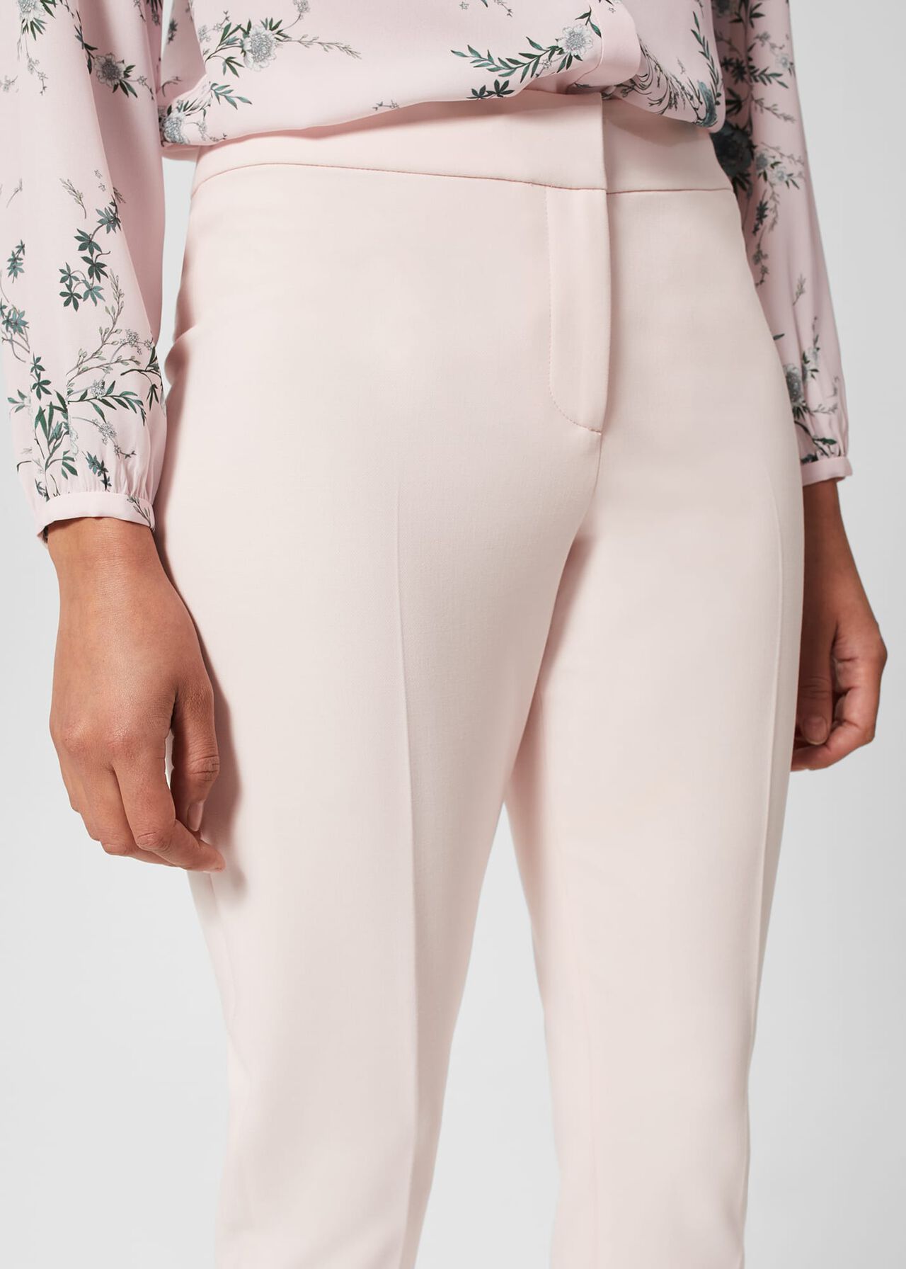Kaia Slim Pants, Pale Pink, hi-res
