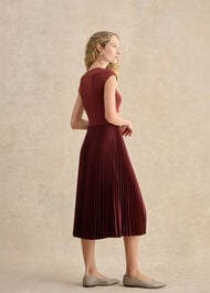 Piper Knitted Dress, Brown, hi-res