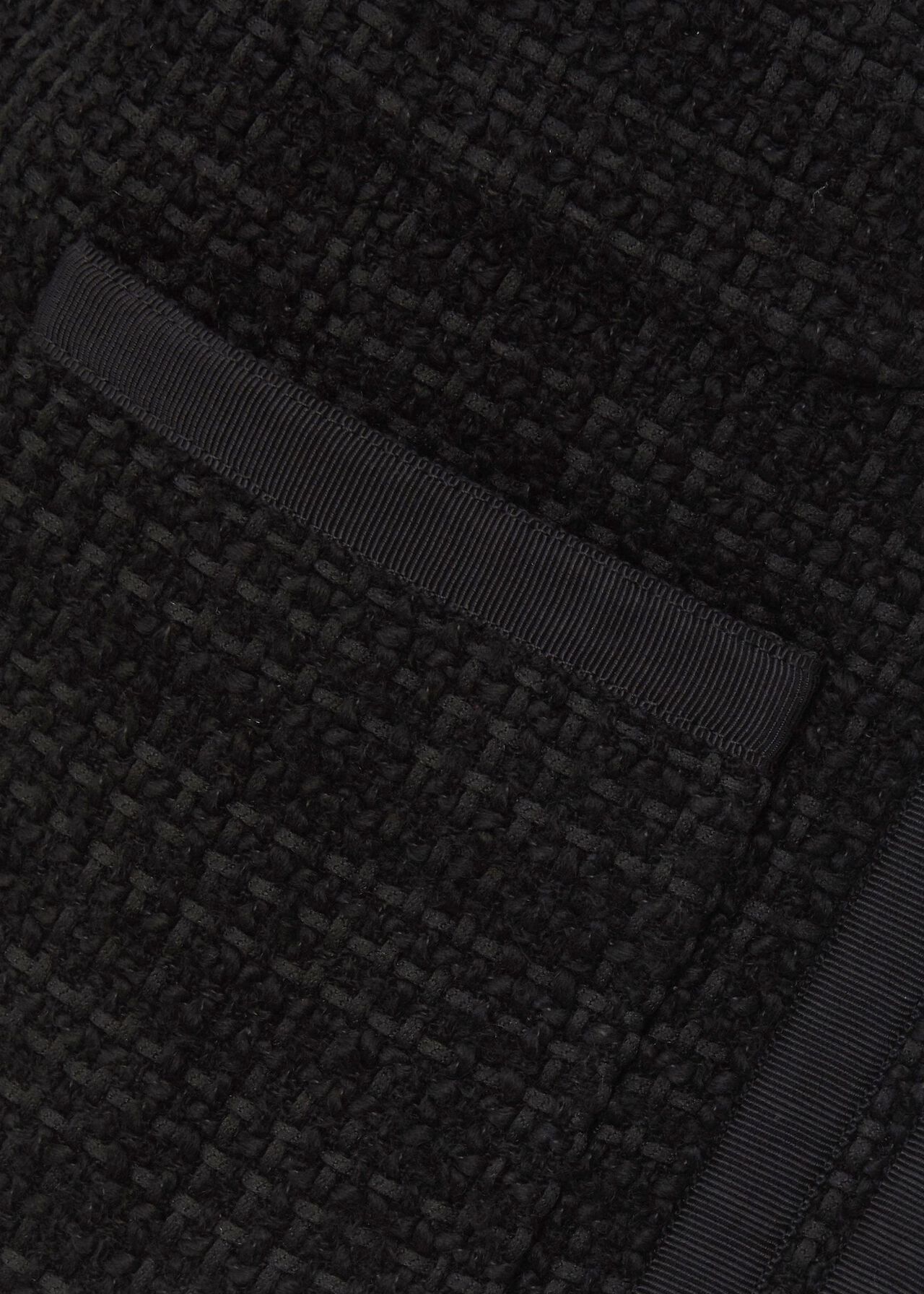 Estella Square Neck Tweed Jacket, Black, hi-res