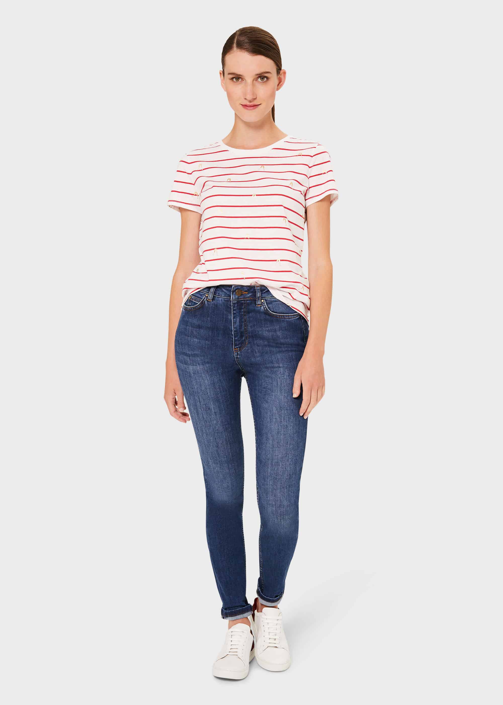 Pixie Cotton Printed T-Shirt | Hobbs US |