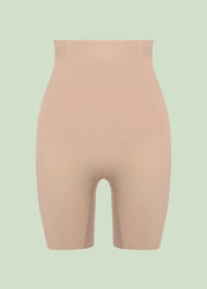 Moderate Control High Waist Long Leg Shaper , Frappe, hi-res