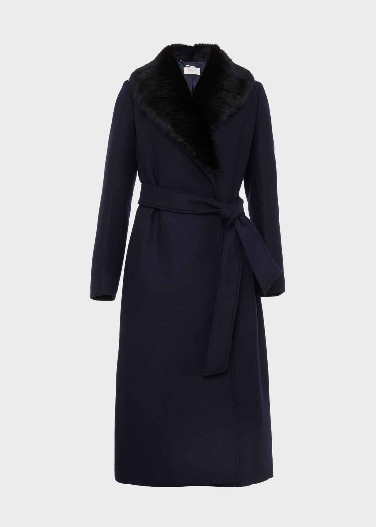 Petite Arielle Wool Blend Coat, Navy, hi-res