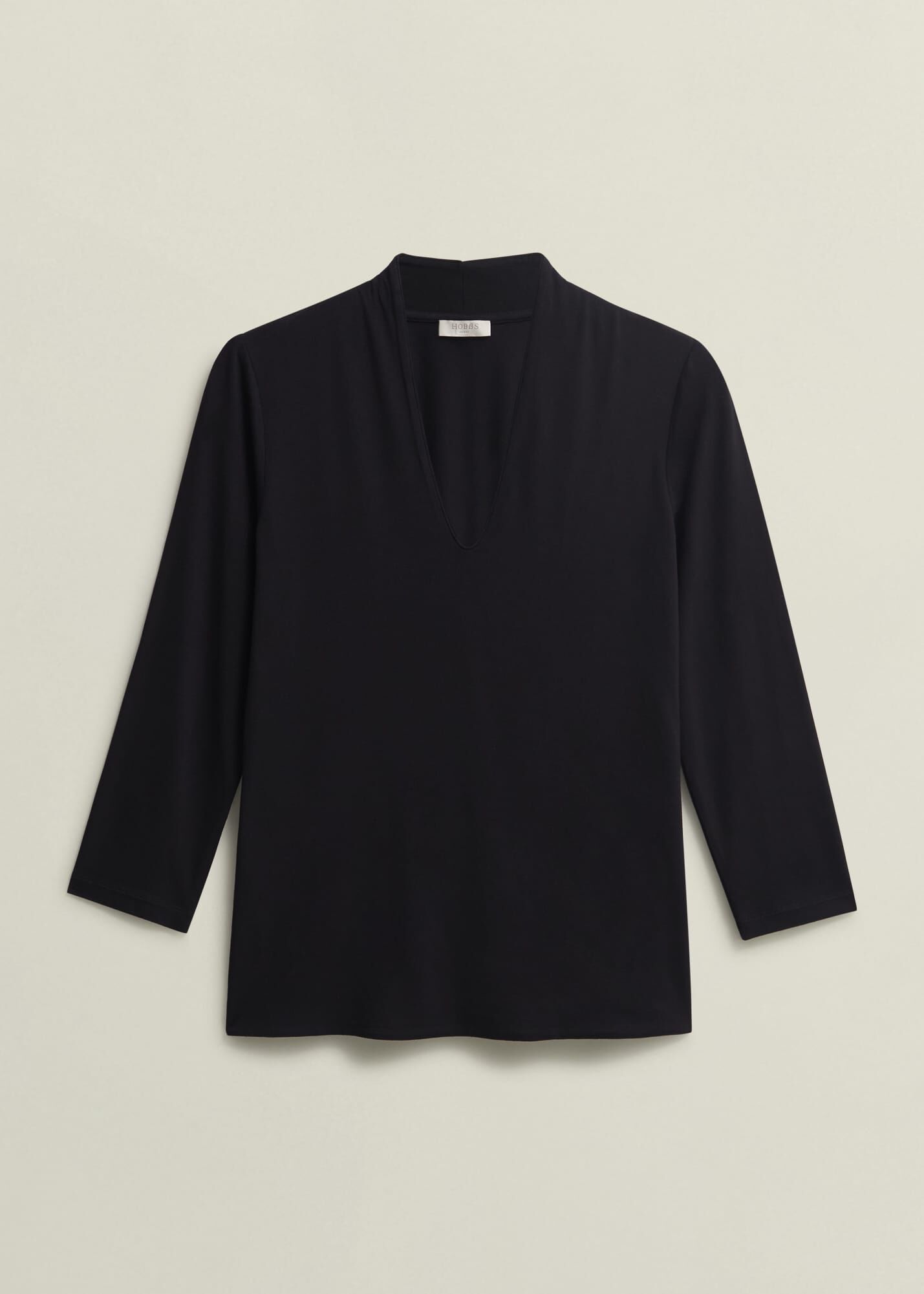 Printed V-Neck Blouson Sleeve Top | White Stuff | M&S