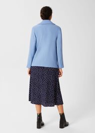 Bette Short Wool Blend Coat, Pale Blue, hi-res