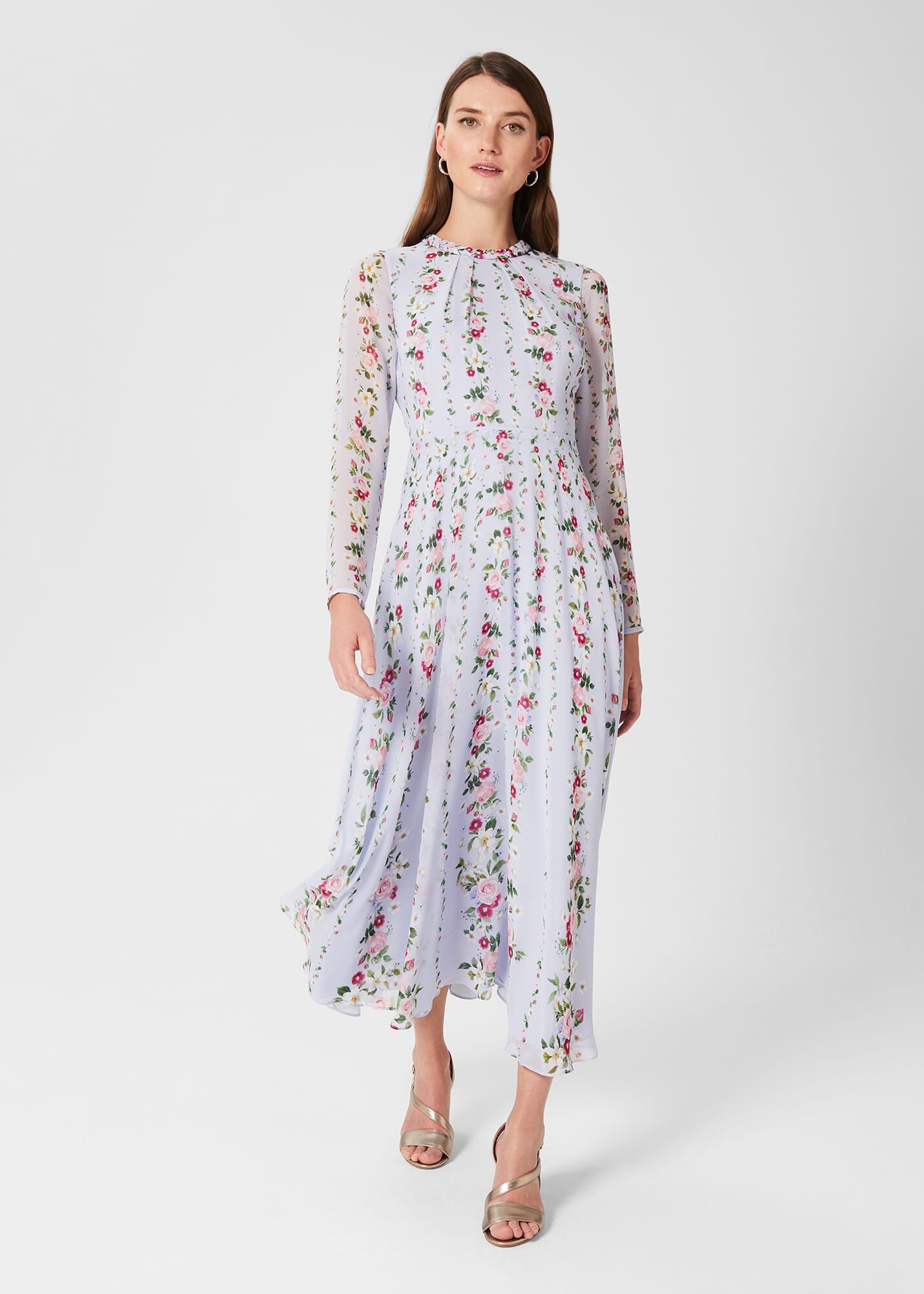 Rosabelle Silk Floral Dress
