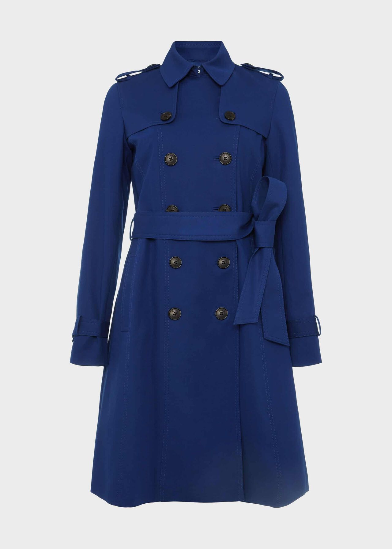 Saskia Water Resistant Trench Coat, Cobalt, hi-res