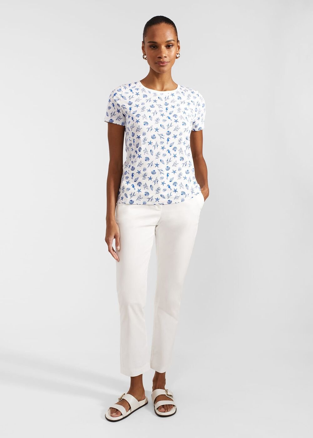 Pixie Printed T-Shirt, Ivory Blue, hi-res