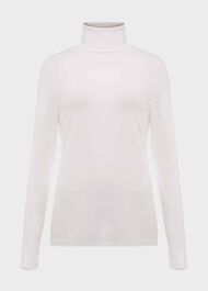 Mischa Roll Neck, Ivory, hi-res