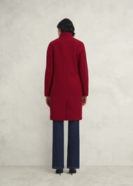 Imelda Wool Coat, Red, hi-res