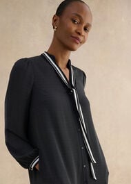 Valerie Dress, Navy Ivory, hi-res