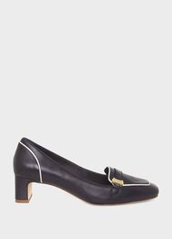 Carolina Block Heel, Navy, hi-res