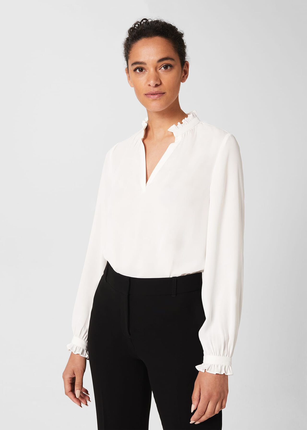 Beki Blouse, Ivory, hi-res