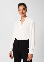 Beki Blouse, Ivory, hi-res