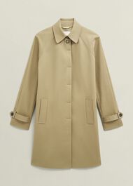 Vivienne Shower Resistant Trench Coat, Fawn Beige, hi-res