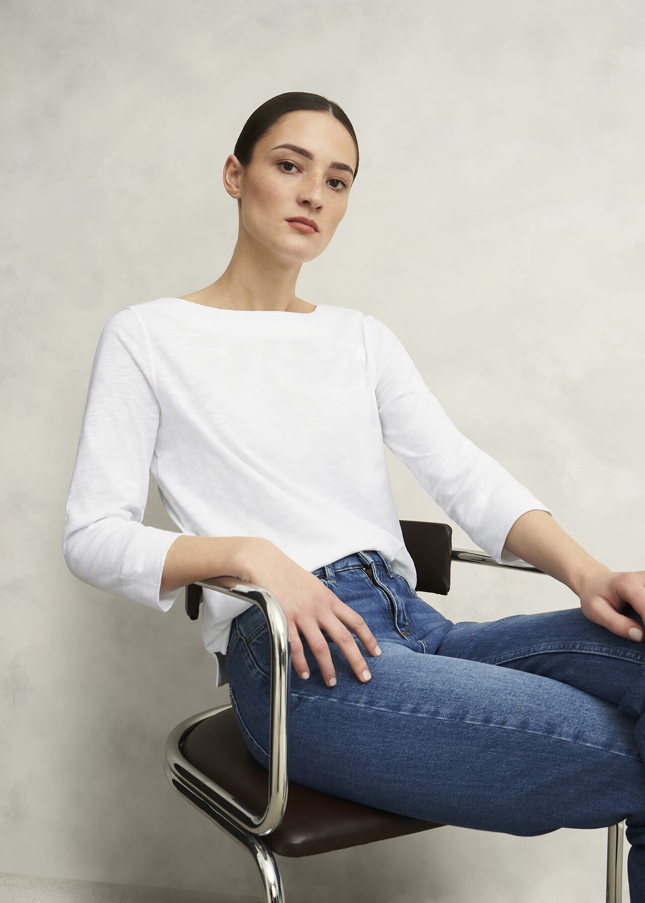 Avia Cotton Slub T-Shirt, White, hi-res