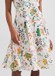 Belinda Dress, White Multi, hi-res