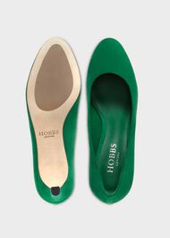 Lizzie Court Shoes, Moons Green, hi-res