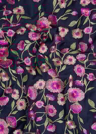 Petite Tia Embroidered Dress, Midnight Multi, hi-res