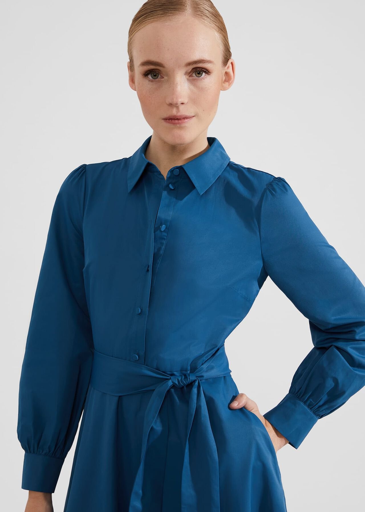 Petite Ivana Dress, Lyons Blue, hi-res