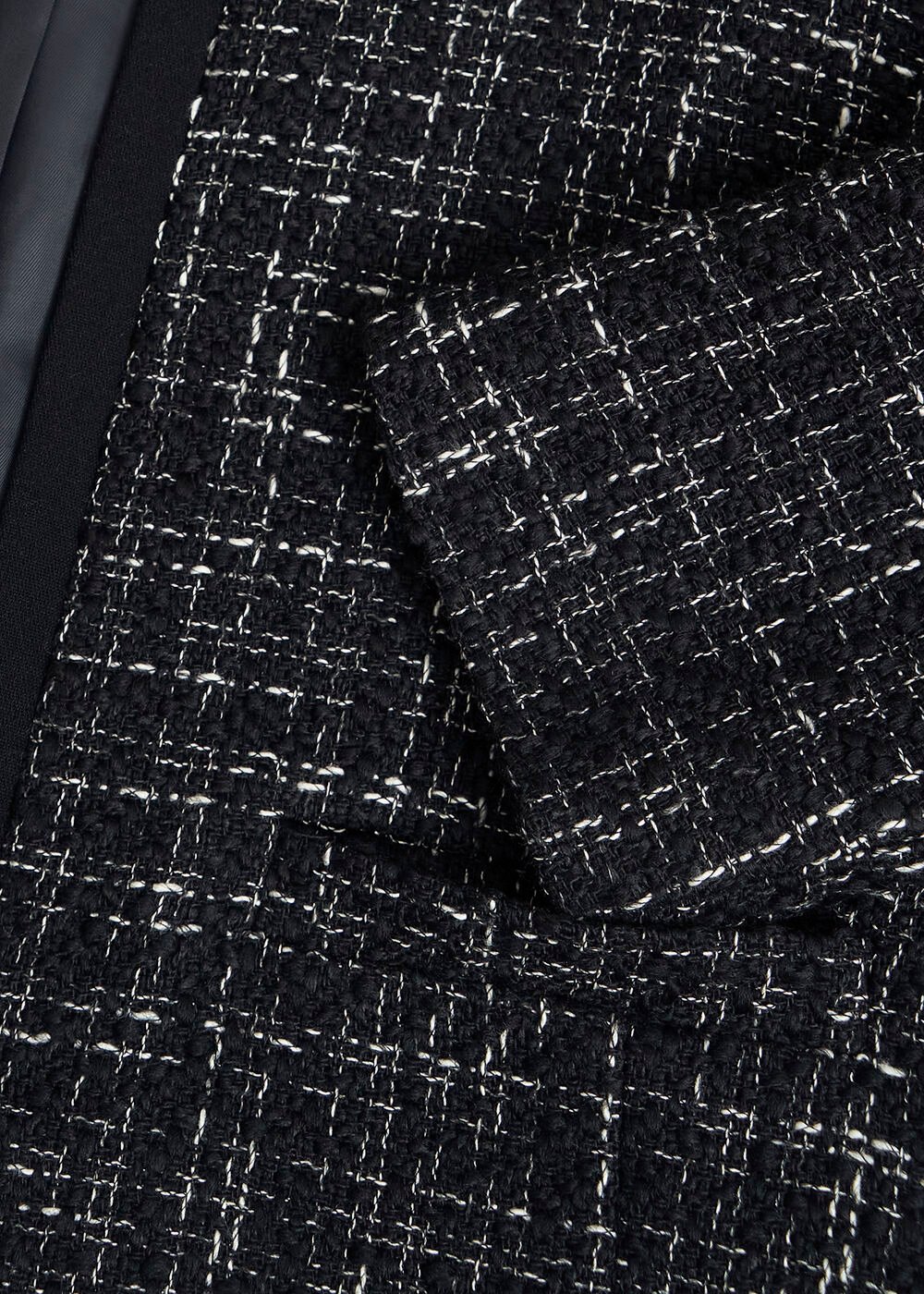 Petite Esme Match Black Jacket, Black White, hi-res