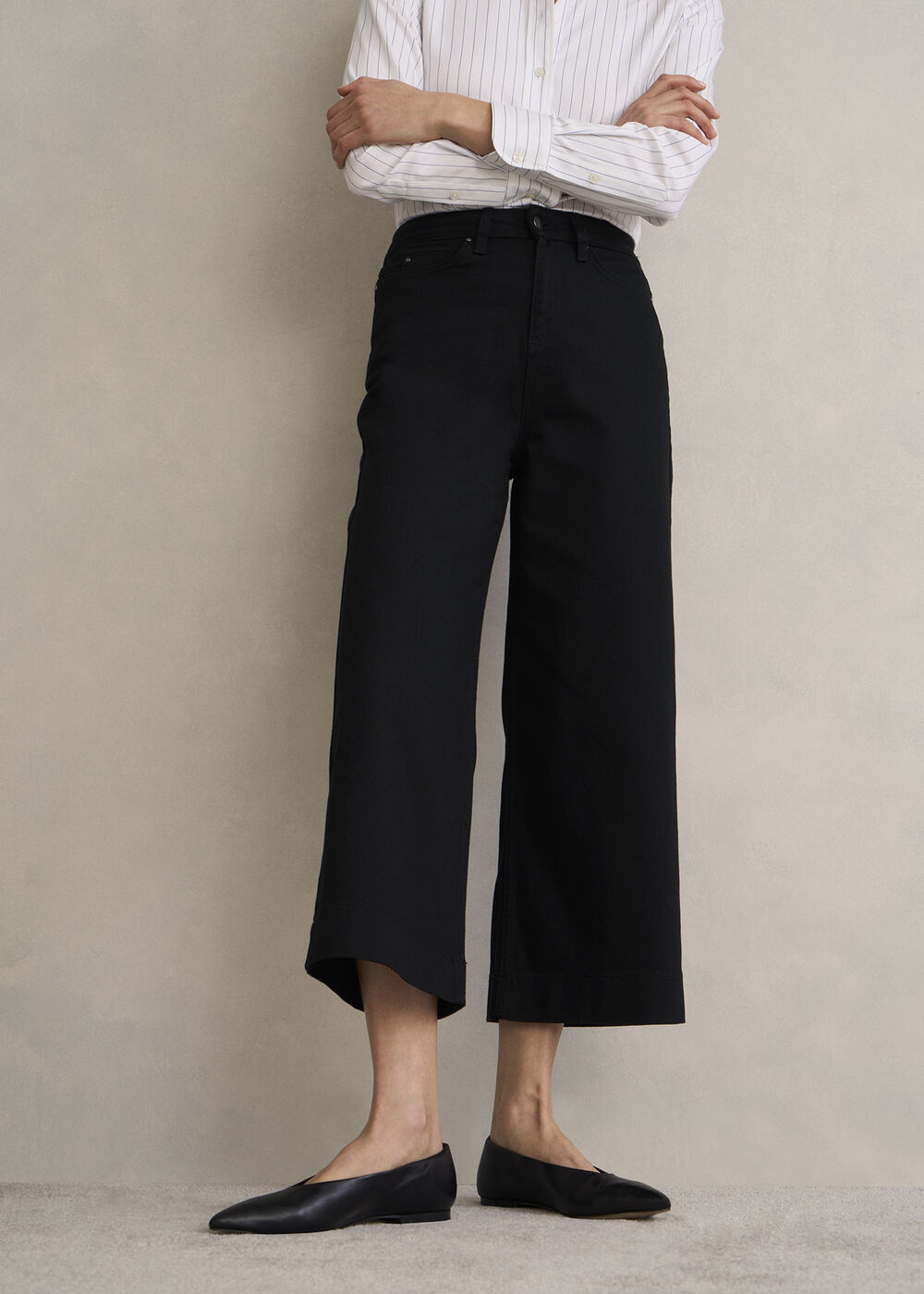 Brinley Crop Jeans, Black, hi-res