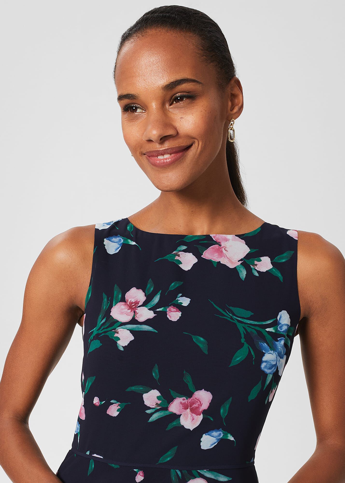 Carly Floral Midi Dress