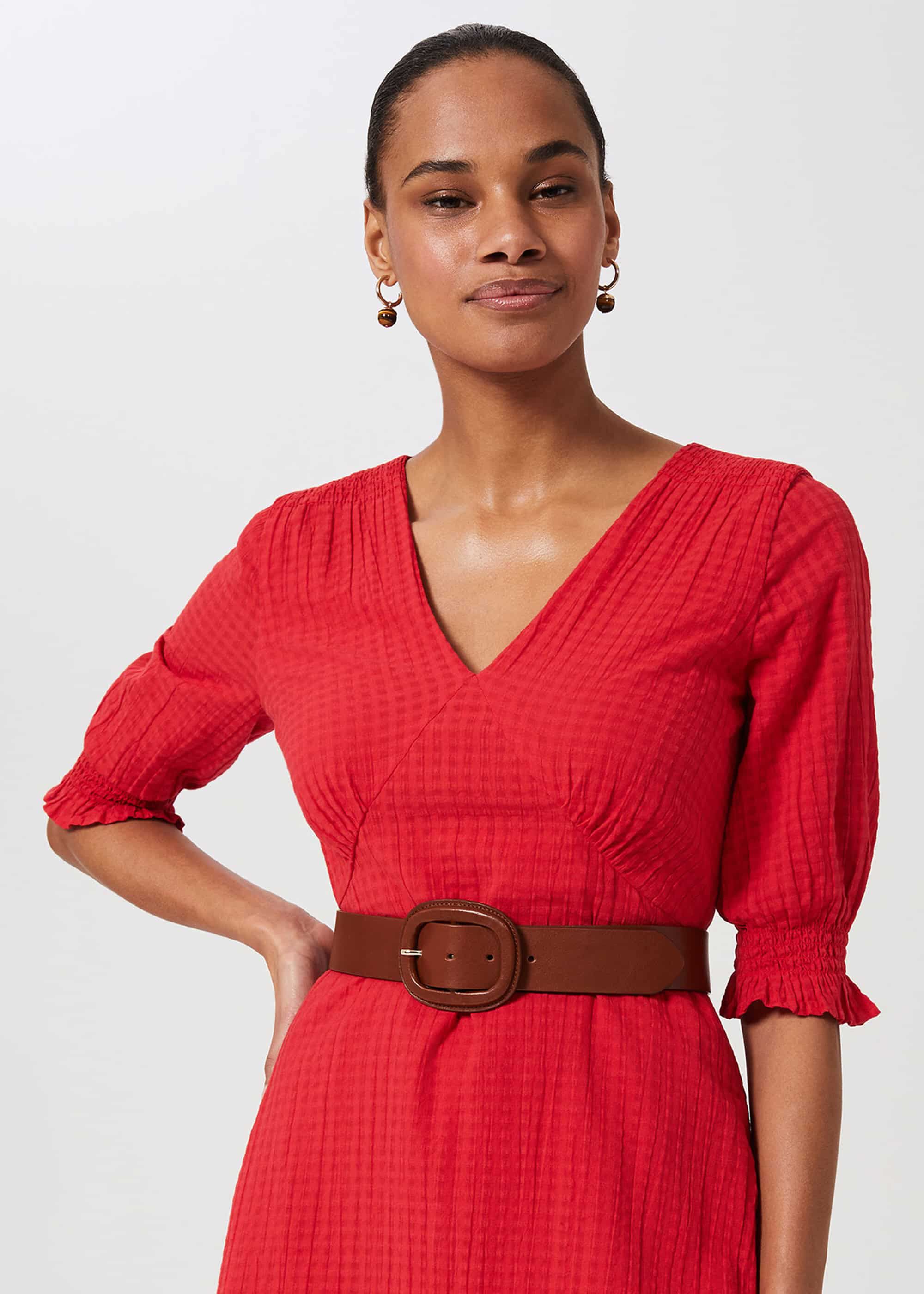 Hobbs coral on sale dress