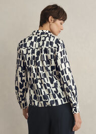 Velma Shirt, Blue Cream, hi-res