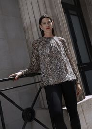 Grantham Top, Brown Multi, hi-res