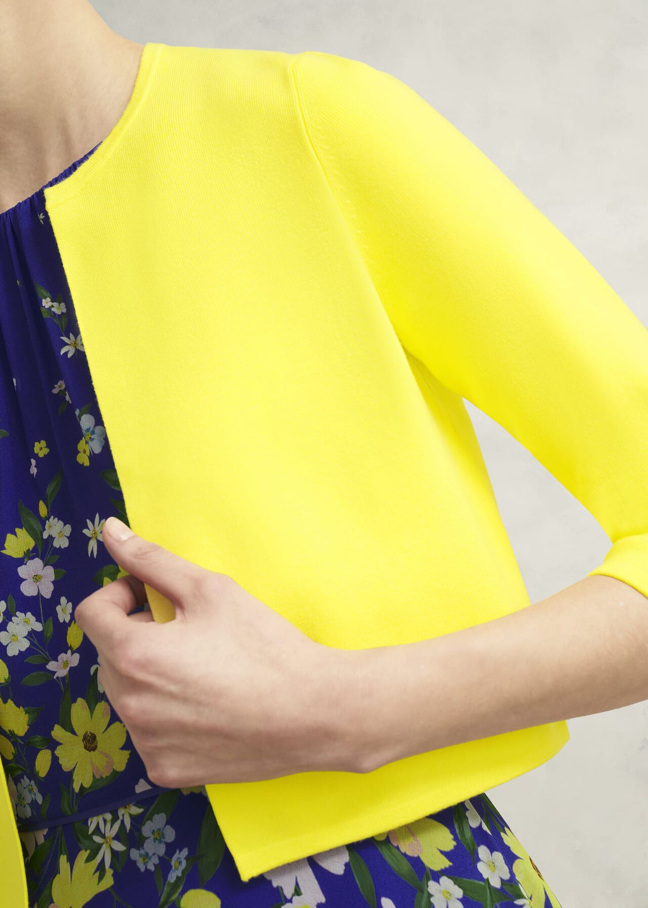 Ella Cardigan, Verbena Yellow, hi-res