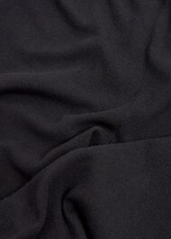Black Harris Wide Leg Knitted Co-ord Trousers, Hobbs Black, hi-res