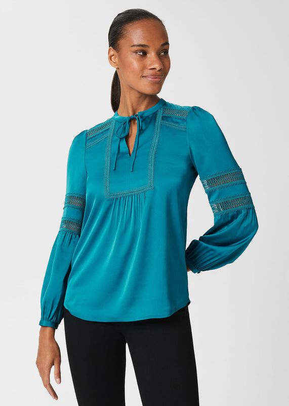 Evianna Lace Detail Blouse 