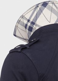 Petite Lisa Trench, Navy, hi-res