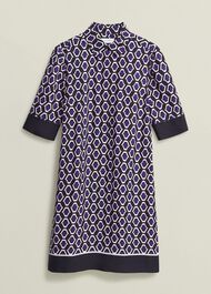 Marciella Tunic Dress, Purple Multi, hi-res